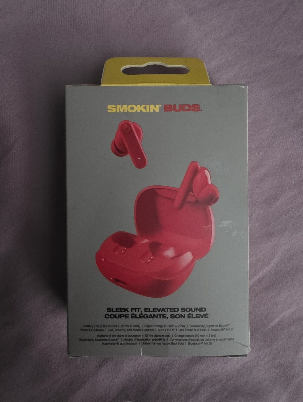 Skullcandy Wireless Earbuds, Hot Pink